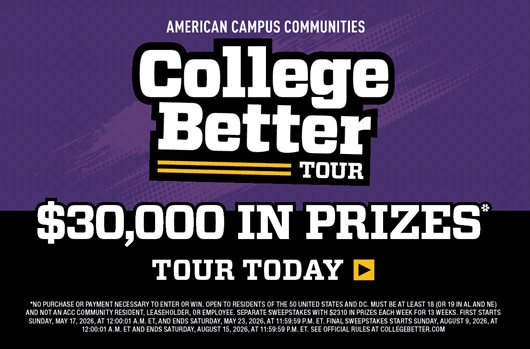 College Better Tour - Enter to win $30,000 in prizes