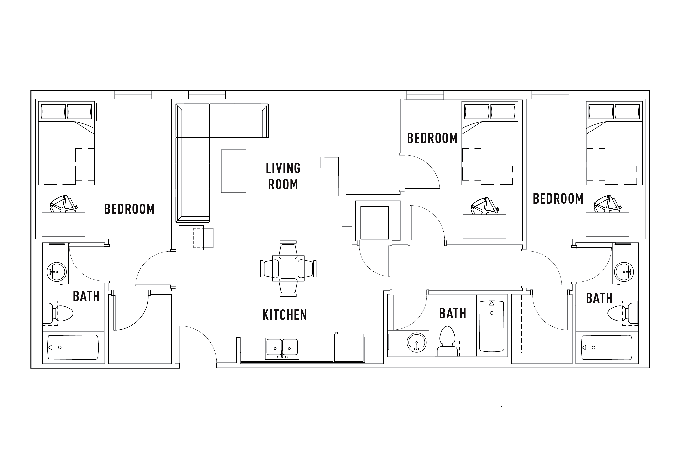Floor Plans - The Callaway House Austin - Student Housing - Austin, TX