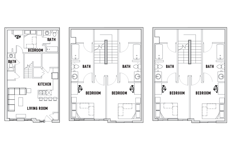 Floor Plans U Club Binghamton Student Housing Vestal NY Floor Plans U Club Binghamton Student Housing Vestal NY