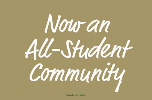 Now an All-student Community