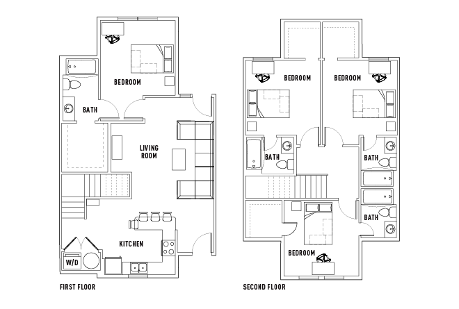 4 Bed - 4 Bath Townhome