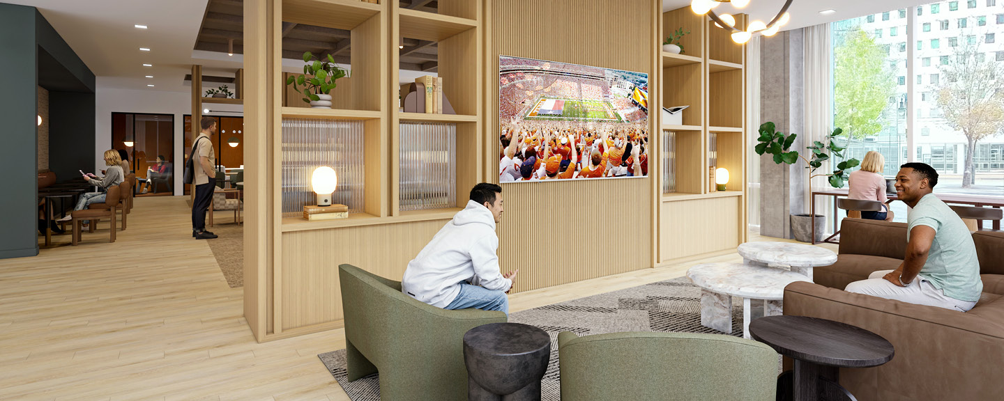 Going to college is extraordinary. Live accordingly. UT Austin Dorms.