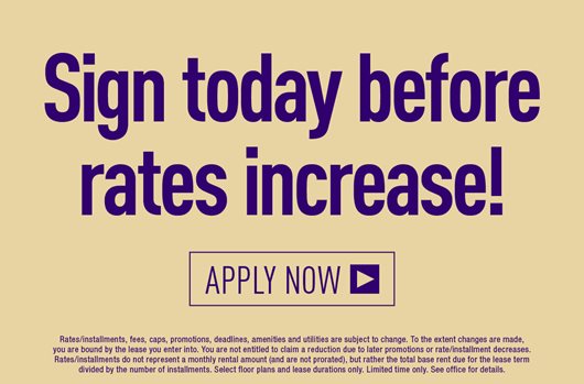 Sign today before rates increase! Apply Now> 