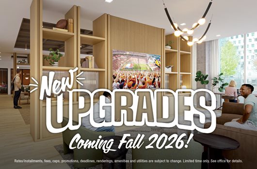 New amenities coming Fall 2026!