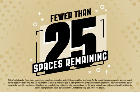 Fewer than 25 spaces remaining. Secure your Fall 2025 space before it's too late!