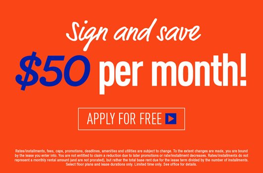 Sign and save up to $50 per month. Apply for free.