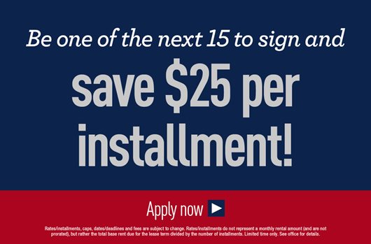 Be one of the next 15 to sign and save $25 per installment!