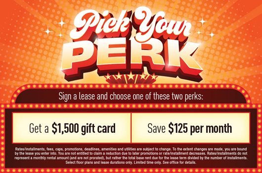 Pick your perk