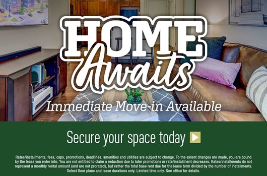 Immediate move-in available. 