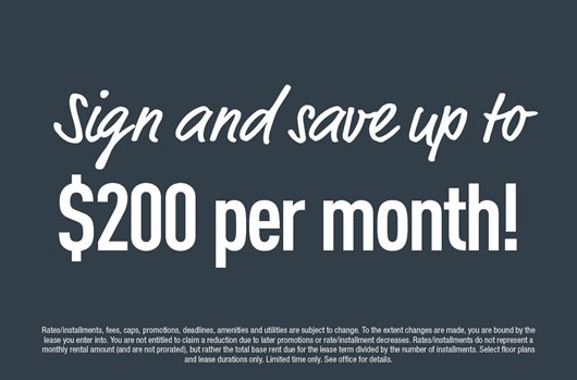 Save up to $200 per installment!