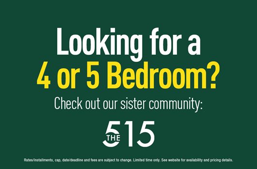 Looking for a 4 or 5 Bedroom? Check out our Sister Community: The 515