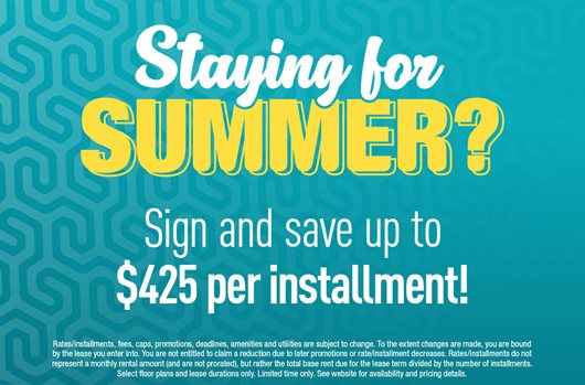 Sign and save up to $425 per installment!
