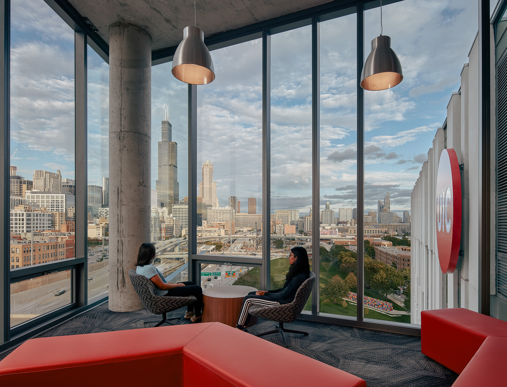 Common Area at the Academic and Residential Complex in Chicago