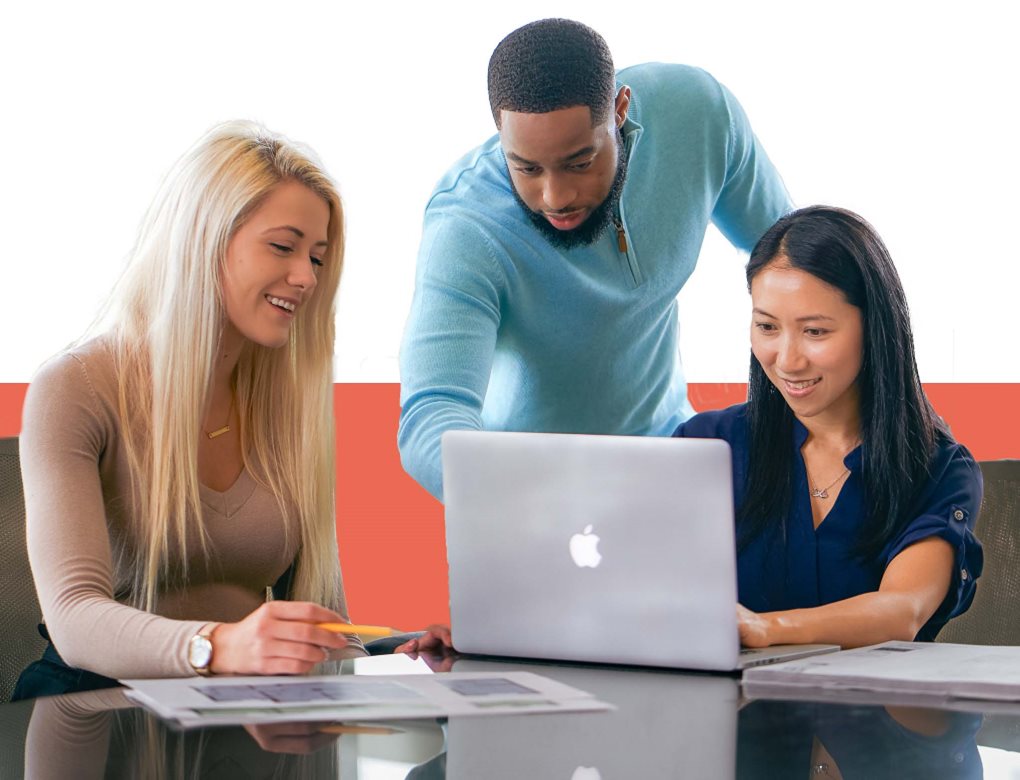 Corporate Staff Team Members in a meeting