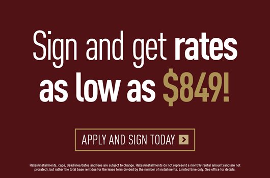 Sign and get rates as low as $849! Apply and Sign Today> 