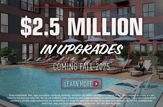 2.5 million in upgrades coming Fall 2025