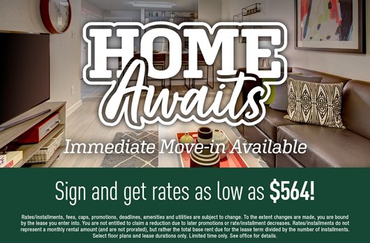 Immediate Move-in Available