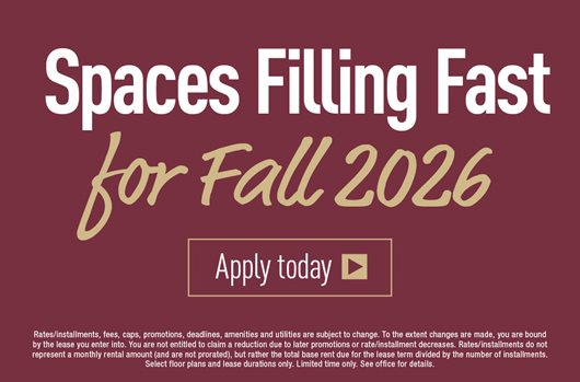 Spaces Filling Fast for Fall 2026. Apply today >