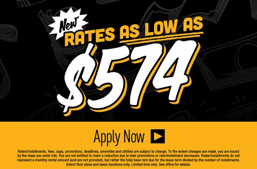 NEW rates as low as $574