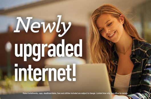 Newly upgraded internet! 