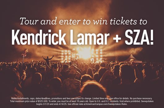 Tour and enter to win Kendrick Lamar + SZA tickets!