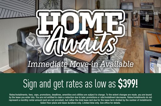 Immediate Move-in Available