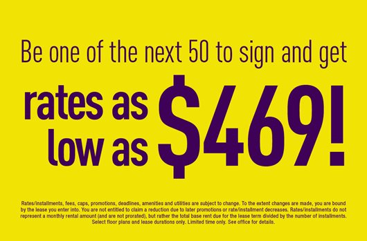 The next 50 to sign get rates as low as $469!