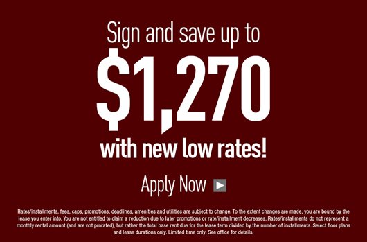 Sign and save up to $1,270 with new low rates! Apply Now>