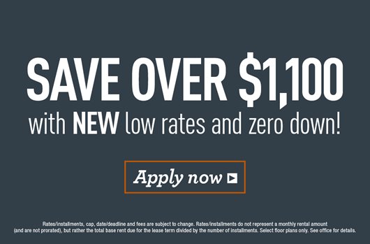 New low rates!