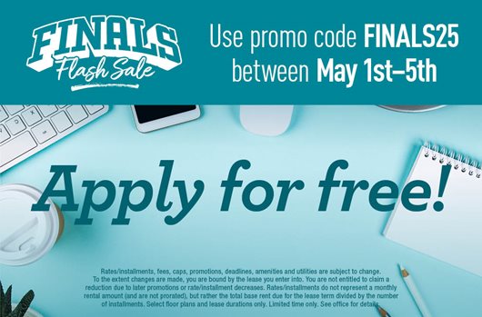 Finals Flash Sale