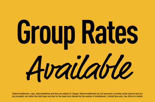 Group Rates Available 2024