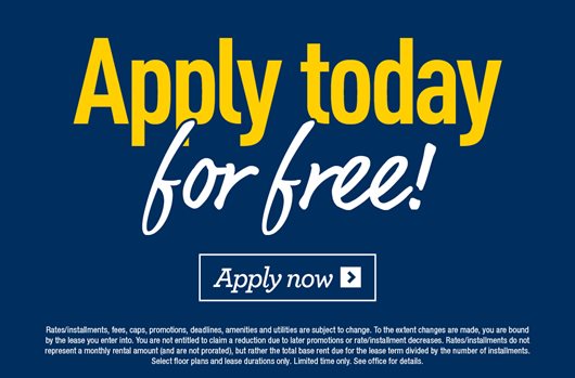 Apply today for fREE