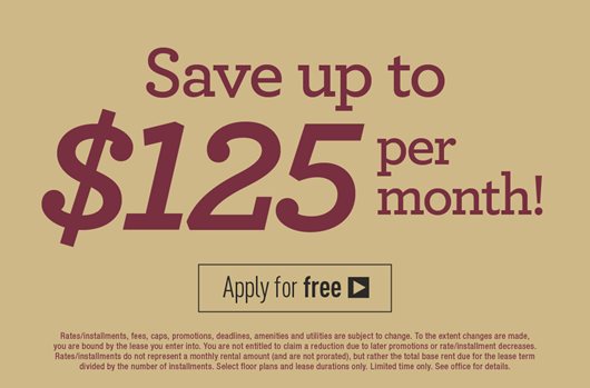Sign and save up to $125 off per installment!