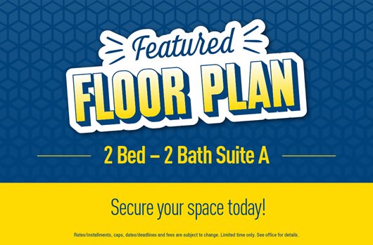 FFP: 2 Bed - 2 Bath Suite A