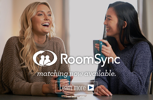 Roommate matching now available.