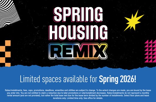 Spring Housing Remix | Limited spaces available for Spring 2026!