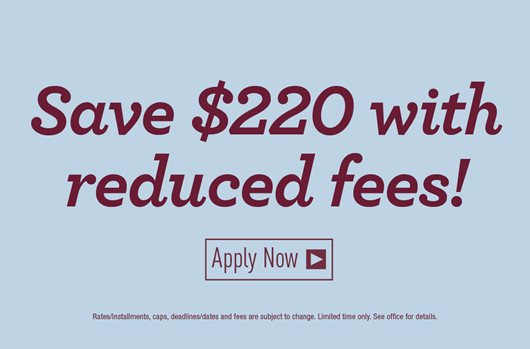 Save with Reduced Fees 24