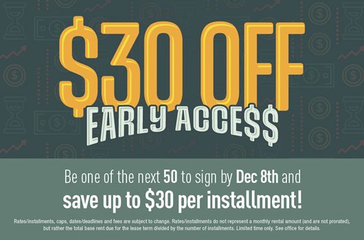 Early Access Deadline 2024
