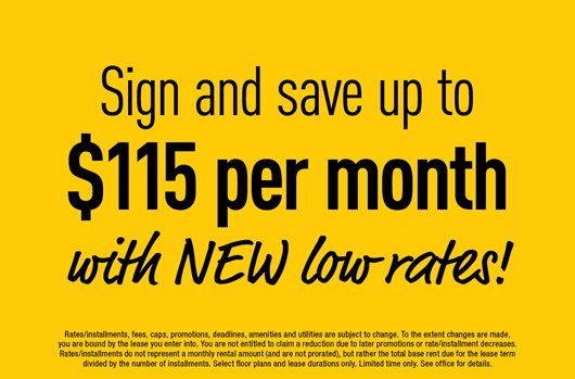 Sign and save up to $115 per month with NEW low rates!