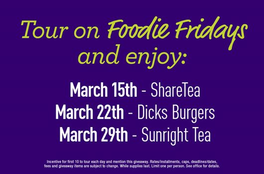 Foodie Fridays - Take a tour and get a $10 Starbucks gift card