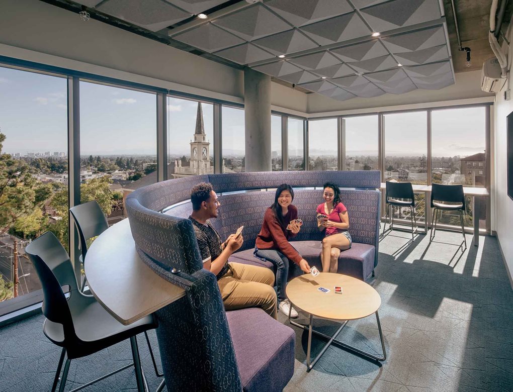 Study Room at David Blackwell Hall in Berkley, California