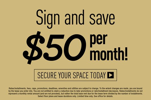Sign and save $50 per month