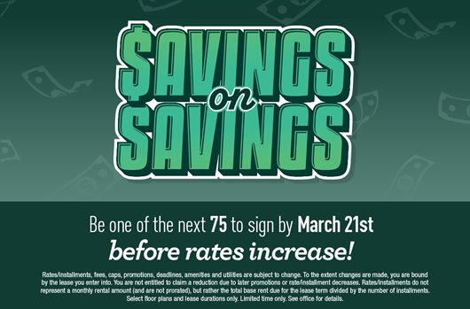 Savings on savings 25