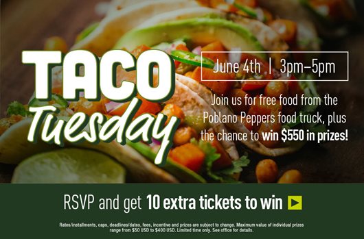 Taco Tuesday June 4th | 3pm-5pm