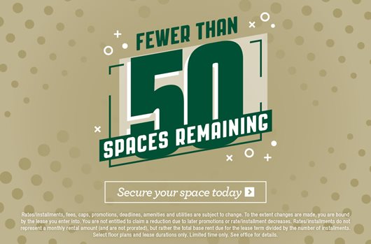 Fewer than 50 spaces remaining for Fall 2025
