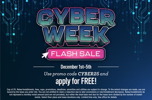 Use promo code CYBER25 between December 1st - 5th and apply for free
