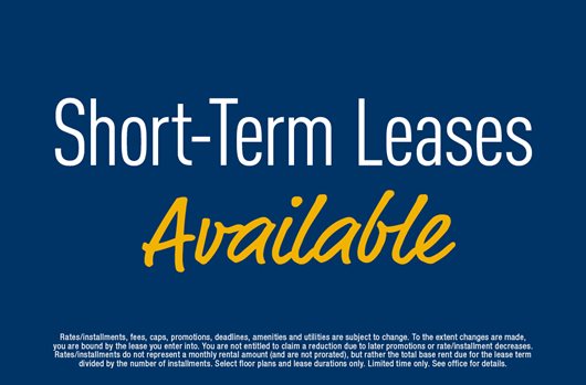 Short-term Leases Available