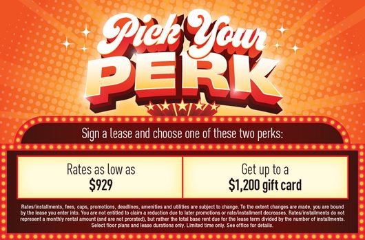 Rates as low as $929 or up to a $1,200 Gift Card