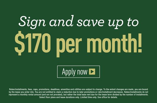 Sign and save up to $170 per month