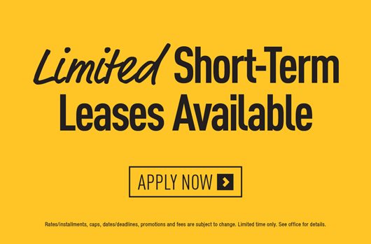 Limited short-term leases available!